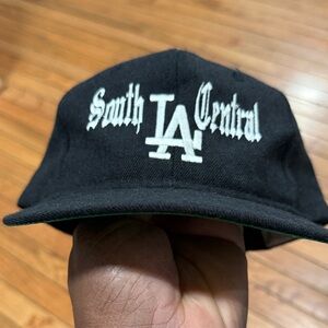 Slauson Swap Meet Black LA cap